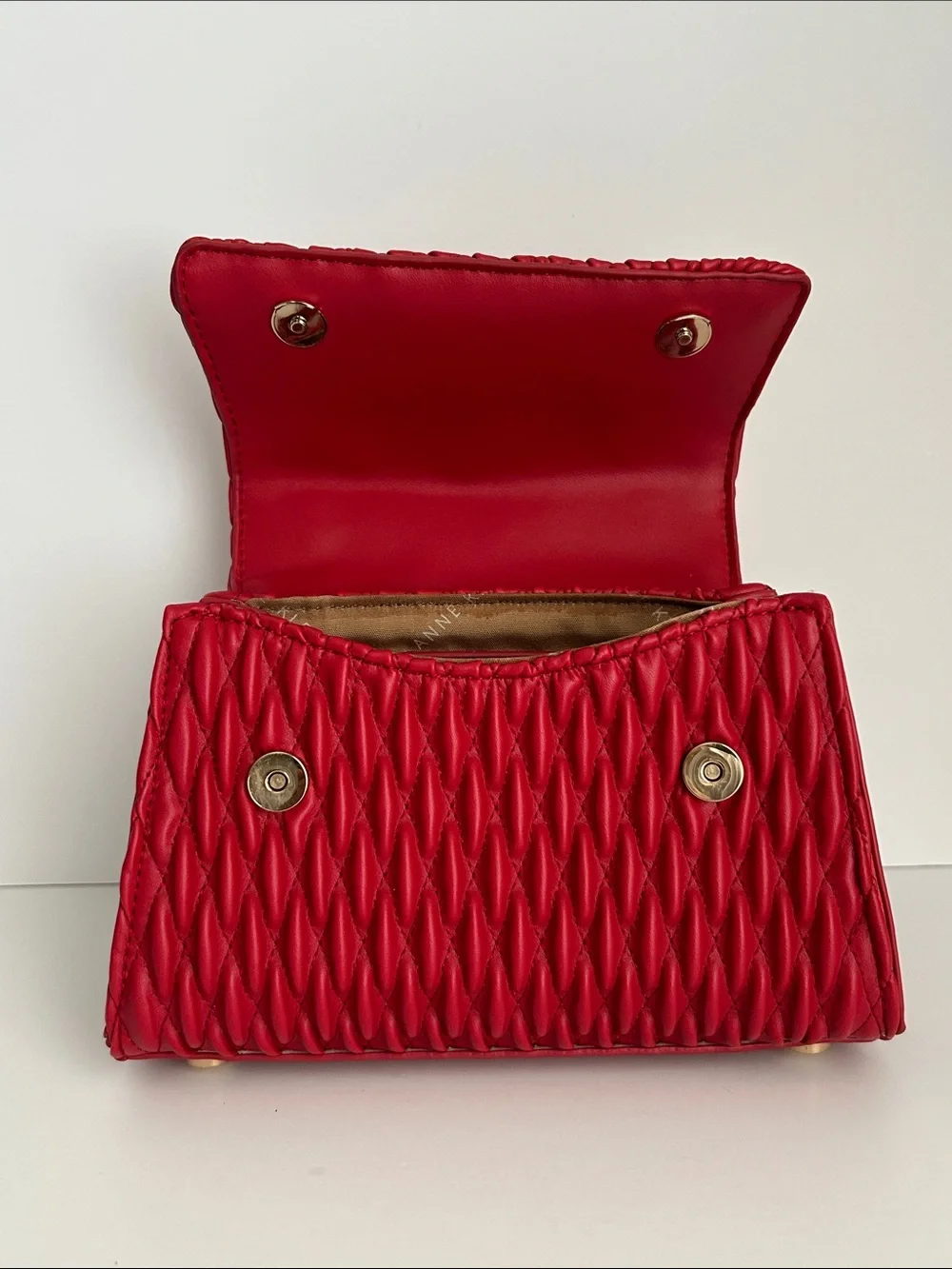 Anne Klein - Vibrant red mini satchel